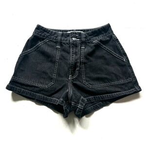 Hollister Black High Waist Women Shorts